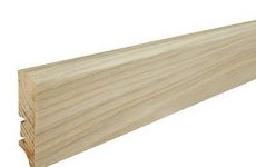 Szegélyléc P50 Tölgy matt lakk fehér