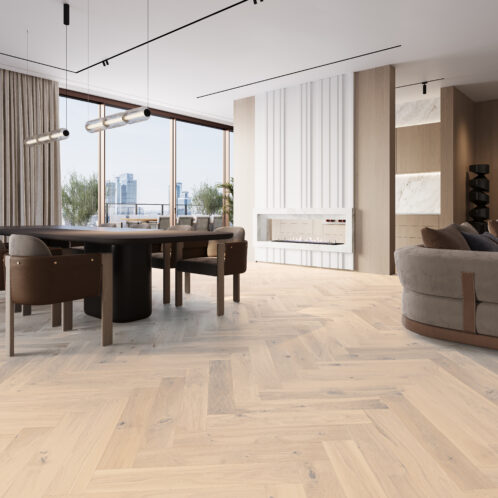 Szalagparketta Cappuccino Tölgy Halszálka 130