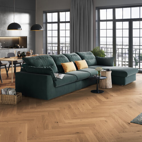 Szalagparketta Toffee Tölgy Halszálka 130