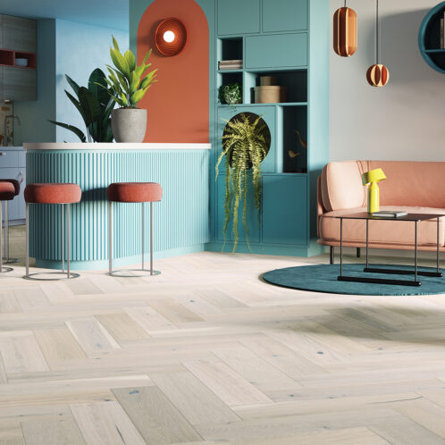 Szalagparketta Cappuccino Tölgy Halszálka 180