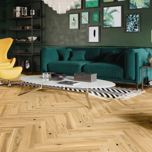 Szalagparketta Ramsey Tölgy Halszálka 110