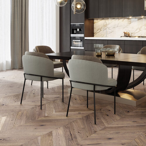 Szalagparketta Serene Tölgy Chevron 130