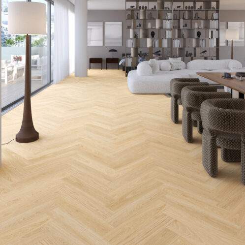 SPC Vinyl Padló Vanilla Tölgy Halszálka